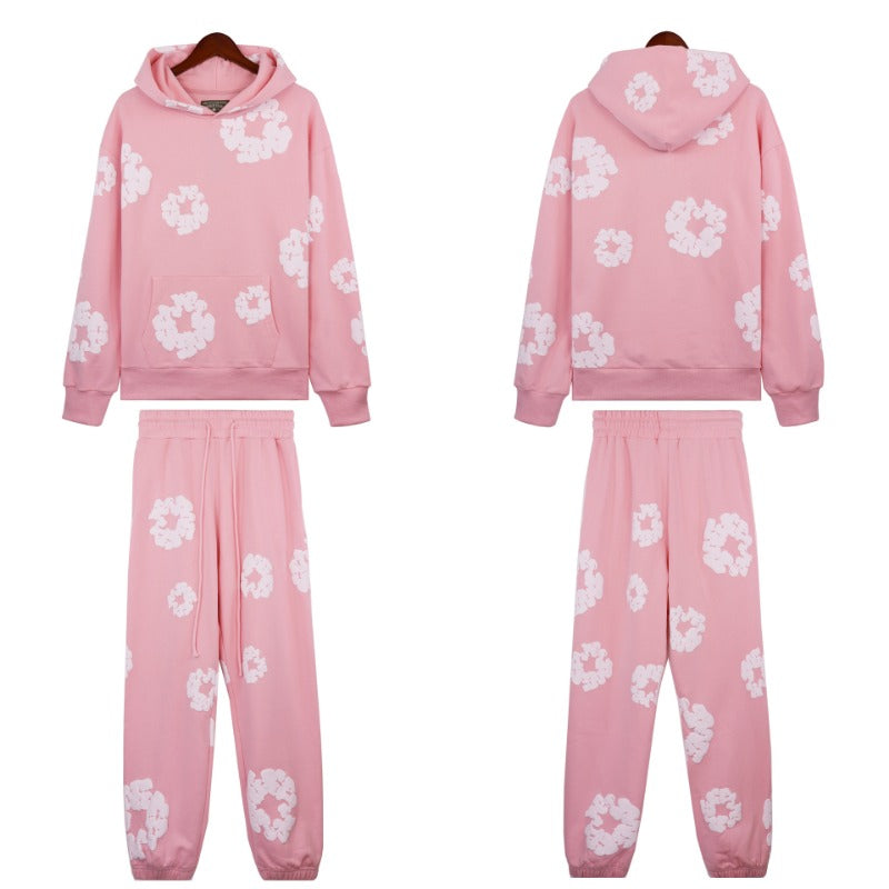 Denim Tears Outfit:Hoodie/Sweatpants (Separate Purchase Options) Casual Pants