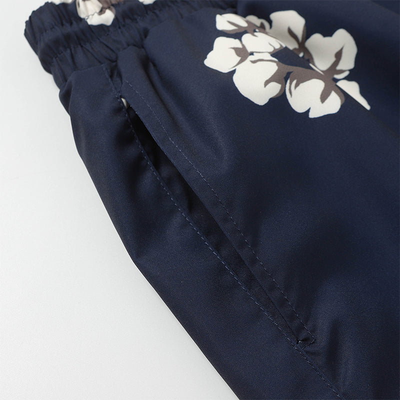 Denim Tears Shorts Yellow flower woven