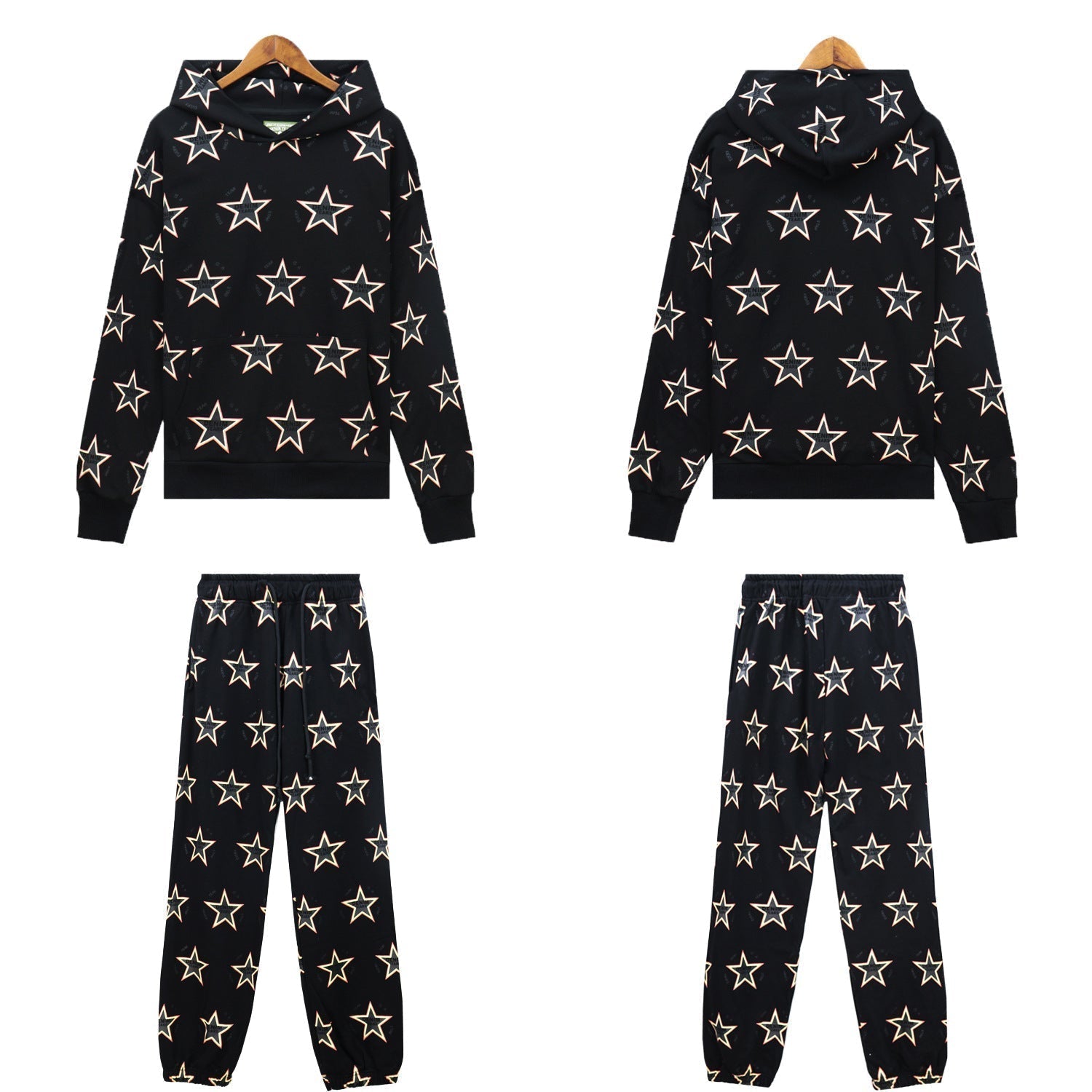 Denim Tears Men's Outfit: Hoodie/Pants (Separate Purchase Options)