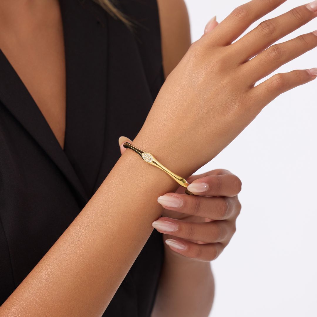 Bamboo Molten Bangle