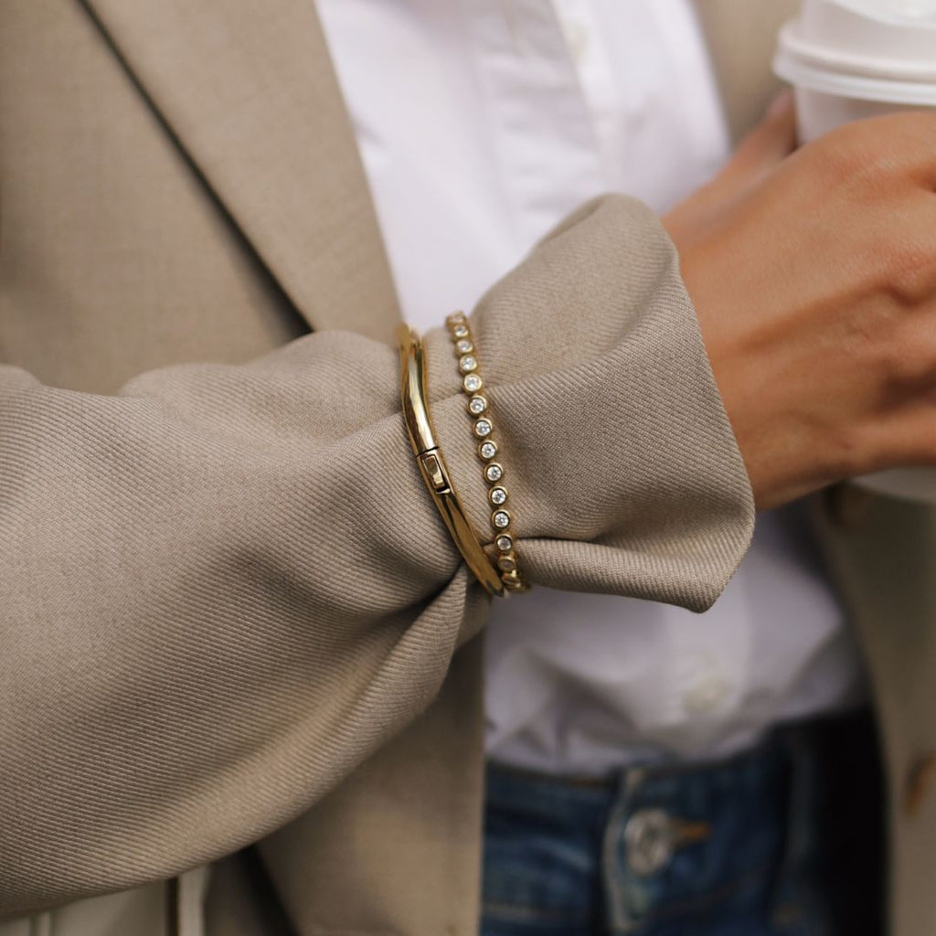 Bezel Tennis Bracelet